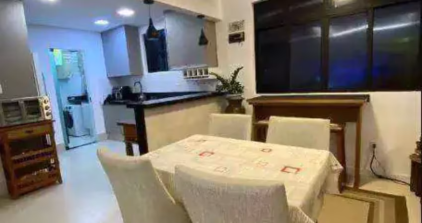 Apartamento com 1 dormitório à venda, 86 m² - pompéia - santos/sp