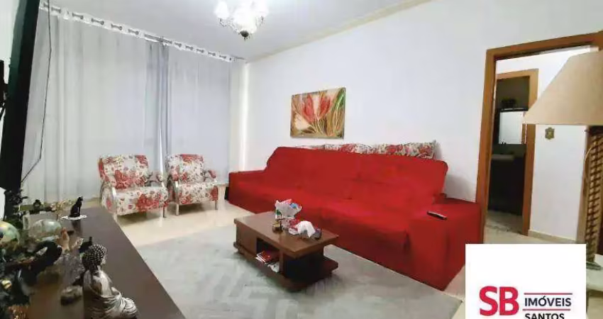 Apartamento com 4 dormitórios à venda, 137 m² por r$ 960.000 - boqueirão - santos/sp