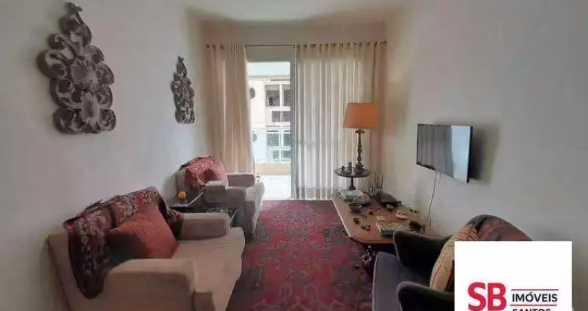 Apartamento com 2 dormitórios à venda, 80 m² por r$ 990.000 - boqueirão - santos/sp