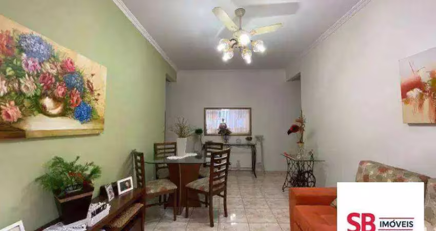 Apartamento com 2 dormitórios à venda, 109 m² por r$ 550.000 - embaré - santos/sp