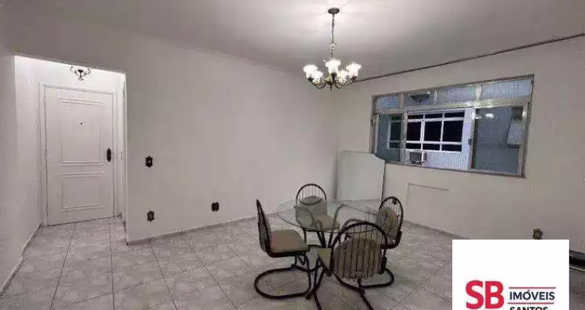 Apartamento com 2 dormitórios à venda, 100 m² por r$ 600.000 - embaré - santos/sp