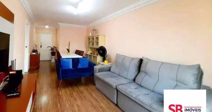 Apartamento com 3 dormitórios à venda, 112 m² por r$ 650.000 - embaré - santos/sp