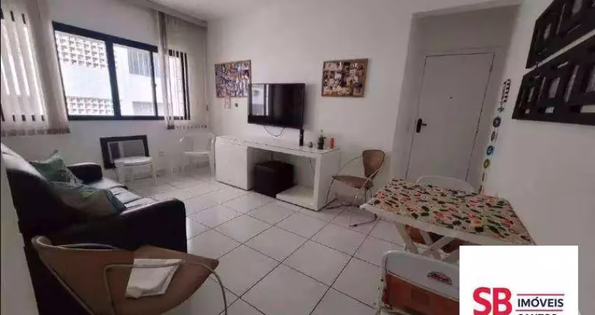 Apartamento com 2 dormitórios à venda, 80 m² por r$ 640.000 - embaré - santos/sp