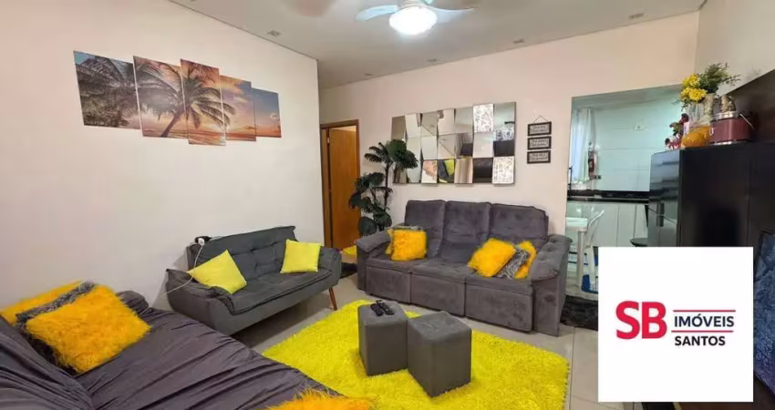 Apartamento com 2 dormitórios à venda, 73 m² por r$ 470.000,00 - embaré - santos/sp