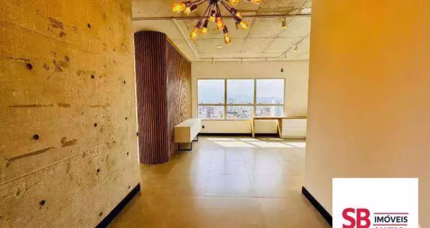 Apartamento com 1 dormitório à venda, 74 m² por r$ 960.000 - embaré - santos/sp