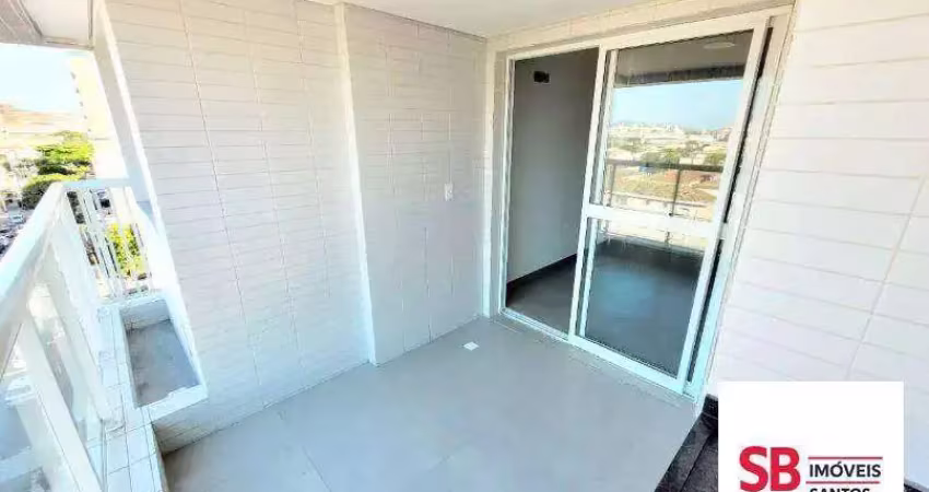 Apartamento com 2 dormitórios à venda, 77 m² por r$ 680.000 - aparecida - santos/sp
