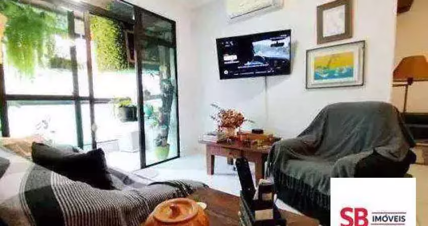 Apartamento com 2 dormitórios à venda, 137 m² por r$ 830.000 - aparecida - santos/sp