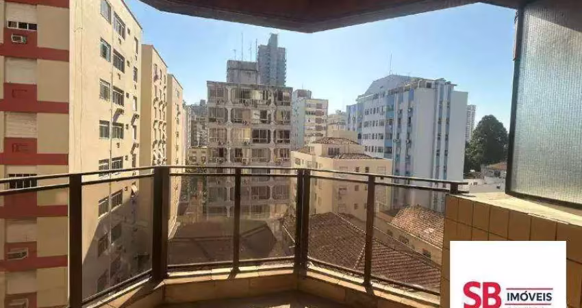 Apartamento com 2 dormitórios à venda, 106 m² por r$ 750.000 - aparecida - santos/sp
