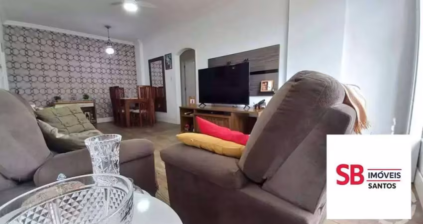 Apartamento com 3 dormitórios à venda, 130 m² por r$ 650.000,00 - ponta da praia - santos/sp