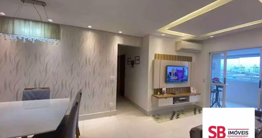 Apartamento com 2 dormitórios à venda, 83 m² por r$ 855.000,00 - ponta da praia - santos/sp