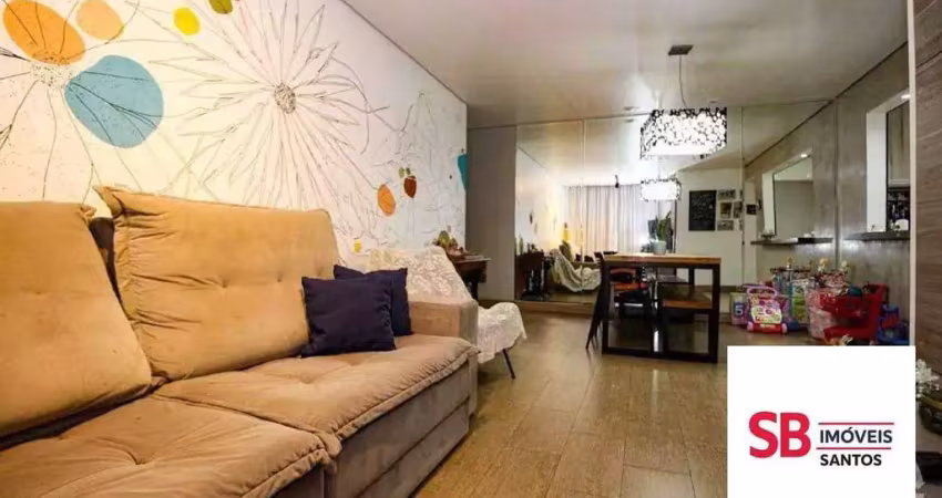 Apartamento com 2 dormitórios à venda, 83 m² por r$ 795.000,00 - ponta da praia - santos/sp