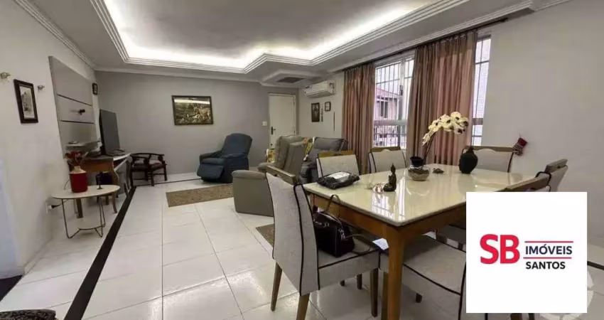 Apartamento com 3 dormitórios à venda, 130 m² por r$ 920.000,00 - ponta da praia - santos/sp