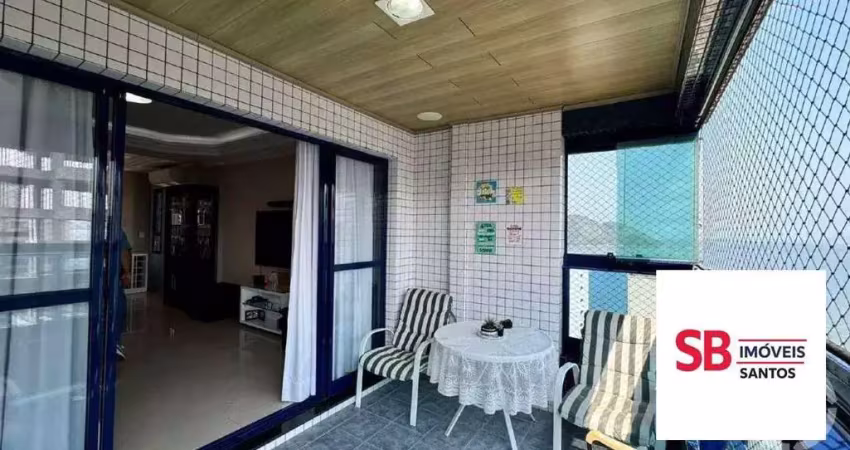 Apartamento com 3 dormitórios à venda, 165 m² por r$ 1.280.000,00 - ponta da praia - santos/sp
