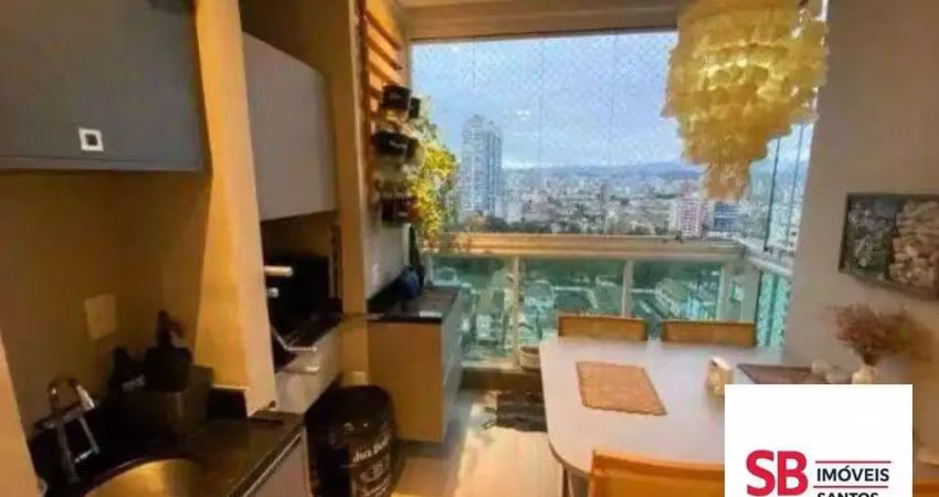 Apartamento com 2 dormitórios à venda, 80 m² por r$ 1.350.900,00 - ponta da praia - santos/sp