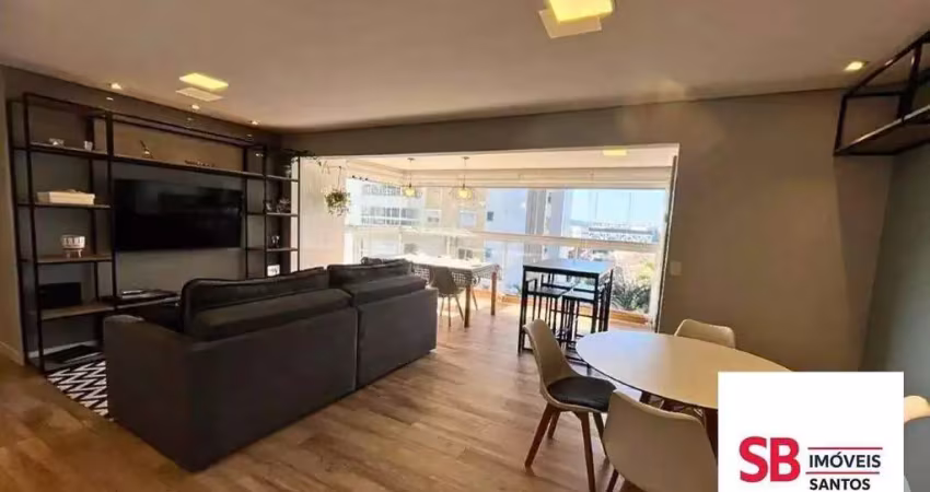 Apartamento com 3 dormitórios à venda, 111 m² por r$ 1.100.000,00 - ponta da praia - santos/sp