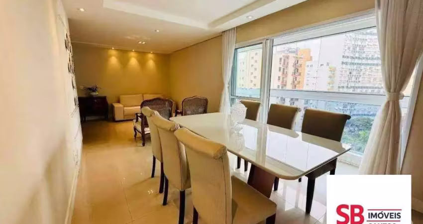 Apartamento com 3 dormitórios à venda, 117 m² por r$ 1.350.000,00 - ponta da praia - santos/sp