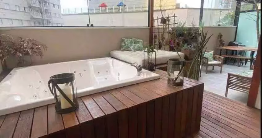 Apartamento garden com 2 dormitórios à venda, 64 m² por r$ 960.000,00 - marapé - santos/sp