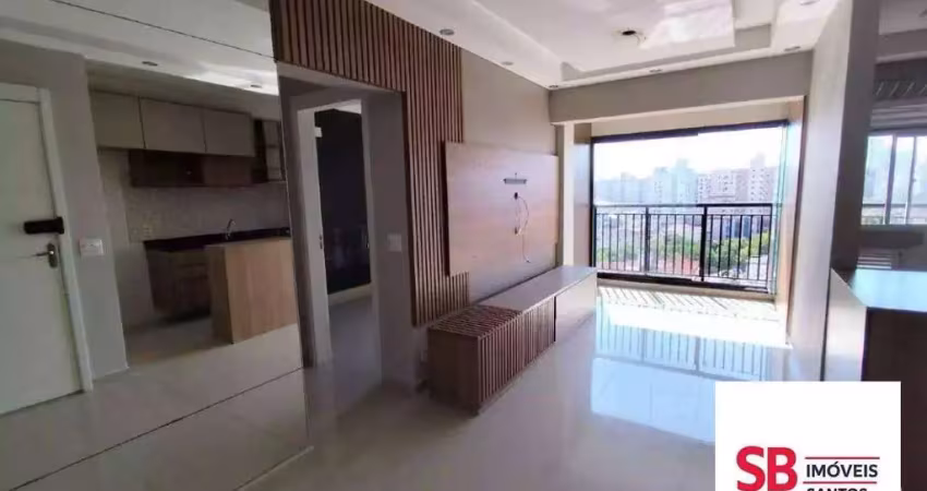 Apartamento com 2 dormitórios à venda, 64 m² por r$ 680.000,00 - marapé - santos/sp