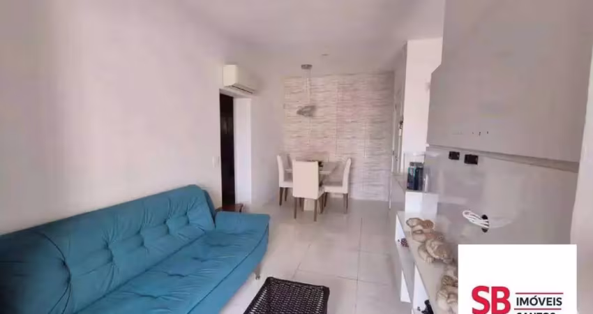Apartamento com 2 dormitórios à venda, 63 m² por r$ 620.000,00 - marapé - santos/sp