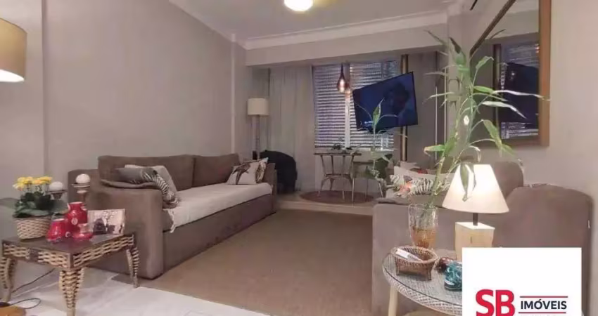 Apartamento com 1 dormitório à venda, 66 m² por r$ 500.000,00 - josé menino - santos/sp