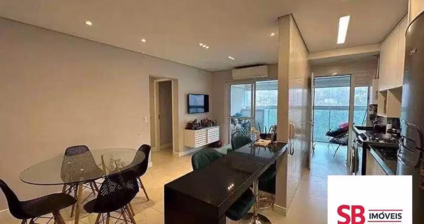 Apartamento duplex com 2 dormitórios à venda, 66 m² por r$ 749.000,00 - josé menino - santos/sp