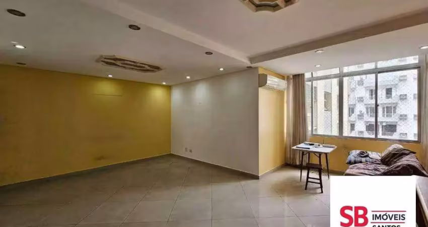 Apartamento com 3 dormitórios à venda, 203 m² por r$ 685.000,00 - josé menino - santos/sp