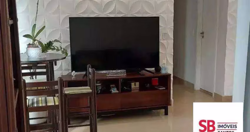 Apartamento com 2 dormitórios à venda, 68 m² por r$ 795.000,00 - josé menino - santos/sp