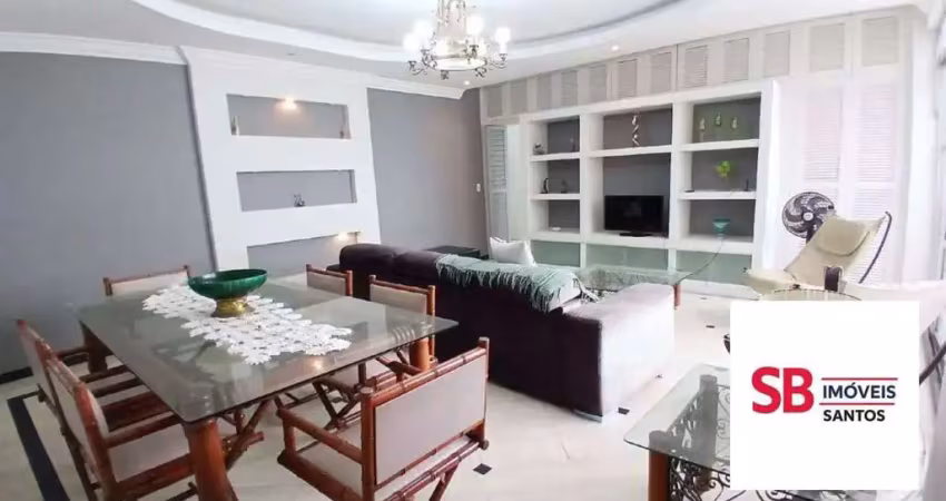 Apartamento com 2 dormitórios à venda, 146 m² por r$ 960.000,00 - gonzaga - santos/sp