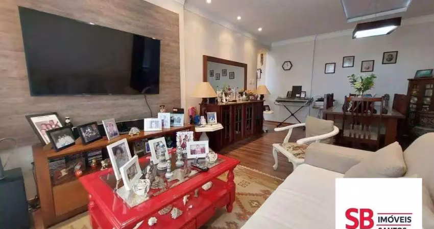 Apartamento com 2 dormitórios à venda, 95 m² por r$ 550.000,00 - campo grande - santos/sp