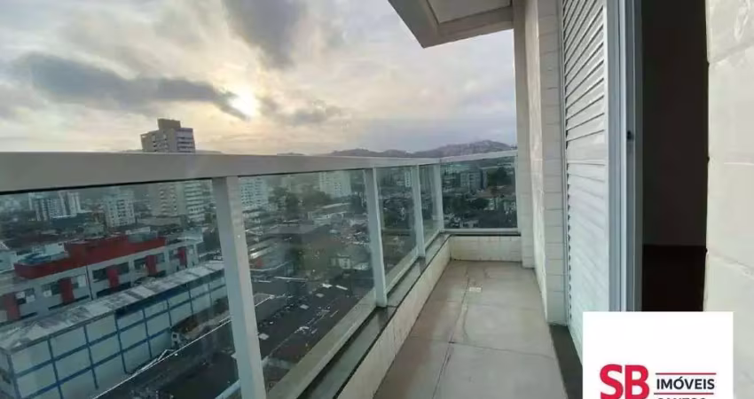 Apartamento com 2 dormitórios à venda, 75 m² por r$ 636.000,00 - campo grande - santos/sp