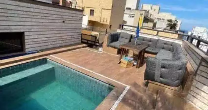 Cobertura com 4 dormitórios à venda, 187 m² por r$ 1.900.000,00 - aparecida - santos/sp