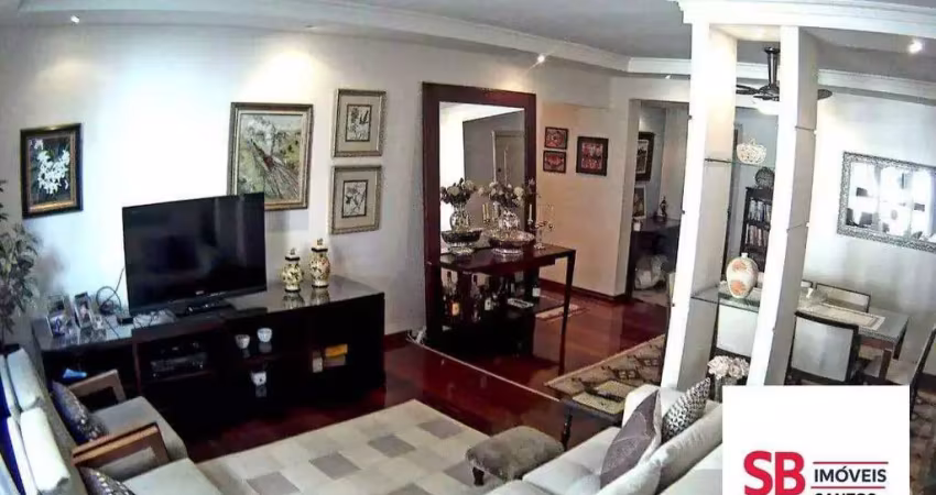 Apartamento com 3 dormitórios à venda, 160 m² por r$ 1.190.000,00 - boqueirão - santos/sp