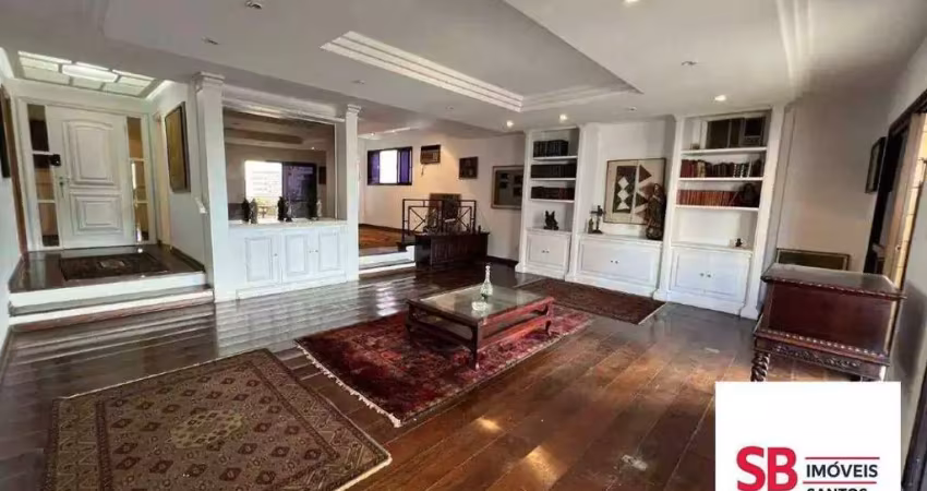 Apartamento com 4 dormitórios à venda, 267 m² por r$ 1.700.000,00 - boqueirão - santos/sp