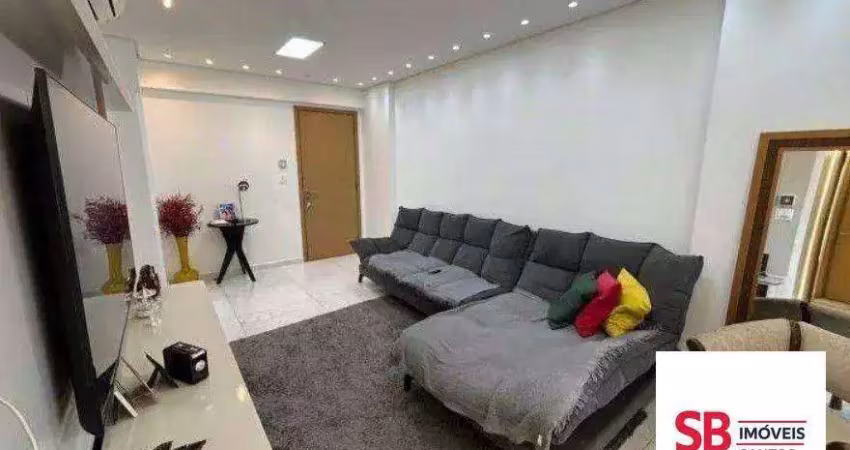 Apartamento com 3 dormitórios à venda, 87 m² por r$ 1.350.000,00 - boqueirão - santos/sp