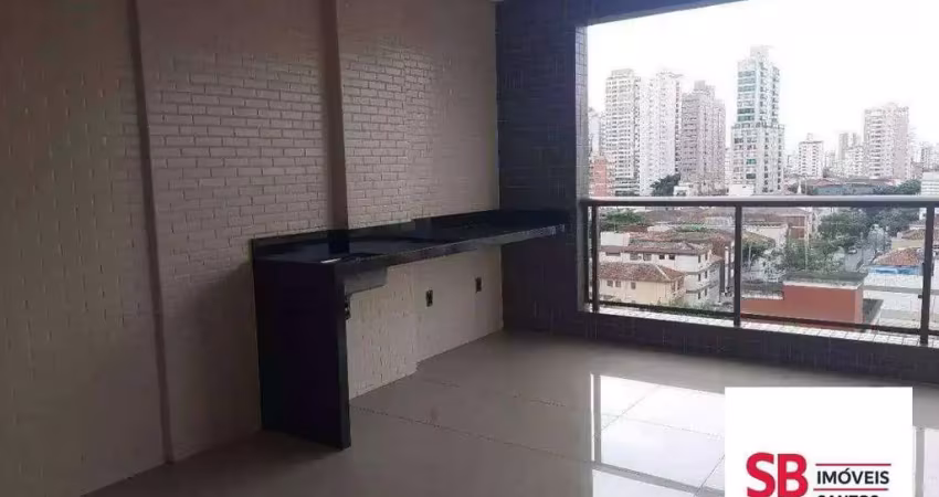Apartamento com 3 dormitórios à venda, 128 m² por r$ 1.650.000,00 - aparecida - santos/sp