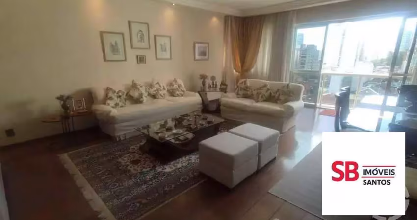 Apartamento com 4 dormitórios à venda, 190 m² por r$ 1.500.000,00 - embaré - santos/sp