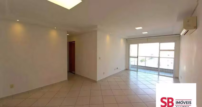 Apartamento com 3 dormitórios à venda, 114 m² por r$ 1.490.000,00 - embaré - santos/sp