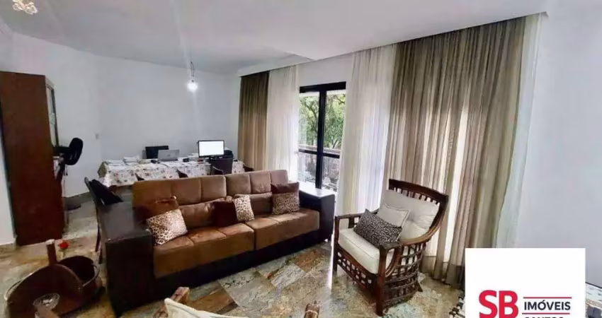 Apartamento com 3 dormitórios à venda, 160 m² por r$ 1.290.000,00 - gonzaga - santos/sp