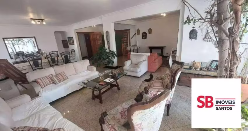 Apartamento com 3 dormitórios à venda, 268 m² por r$ 1.100.000,00 - gonzaga - santos/sp