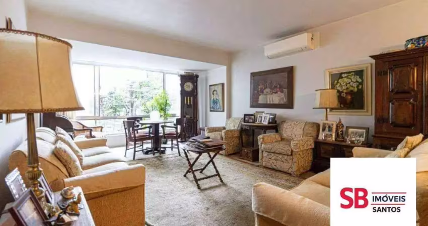 Apartamento com 4 dormitórios à venda, 253 m² por r$ 1.200.000,00 - gonzaga - santos/sp