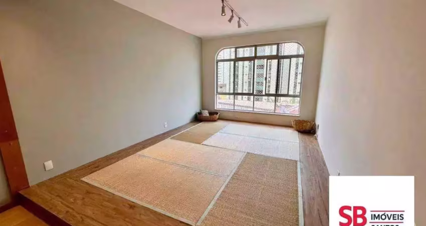 Apartamento com 3 dormitórios à venda, 170 m² por r$ 1.050.000,00 - boqueirão - santos/sp