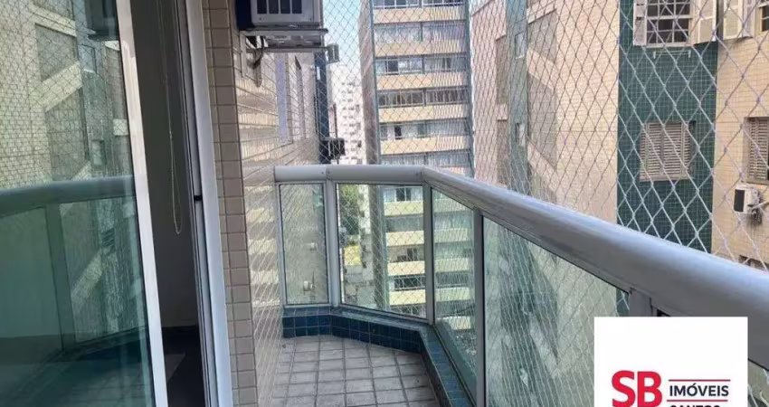 Apartamento com 2 dormitórios à venda, 112 m² por r$ 1.490.000,00 - embaré - santos/sp