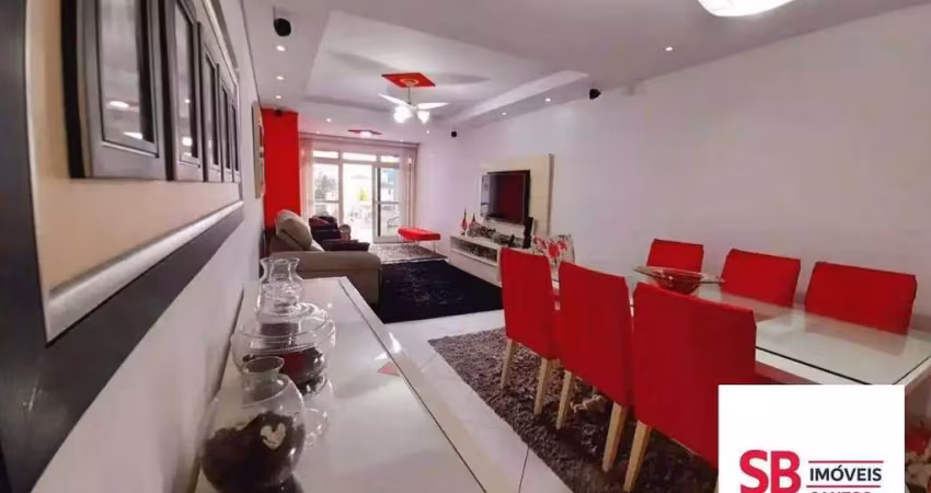 Apartamento com 3 dormitórios à venda, 151 m² por r$ 911.000,00 - gonzaga - santos/sp