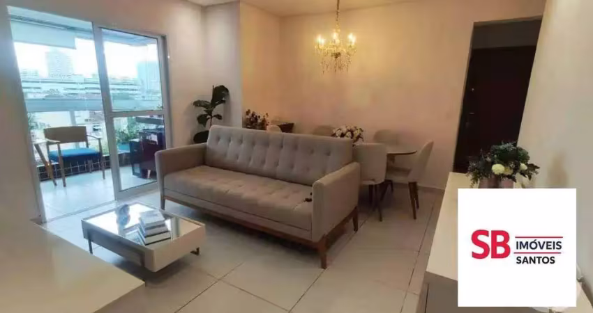 Apartamento com 2 dormitórios à venda, 77 m² por r$ 750.000,00 - vila belmiro - santos/sp