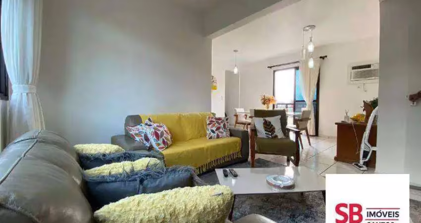 Apartamento com 3 dormitórios à venda, 125 m² por r$ 699.000 - aparecida - santos/sp
