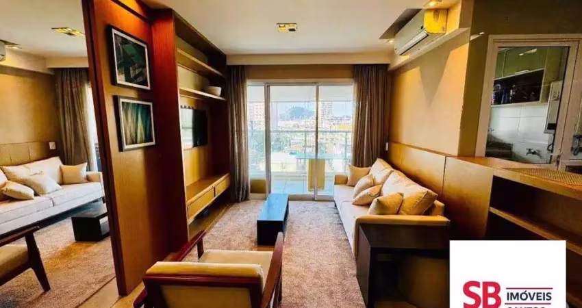 Apartamento com 1 dormitório à venda, 50 m² por r$ 630.000,00 - ponta da praia - santos/sp