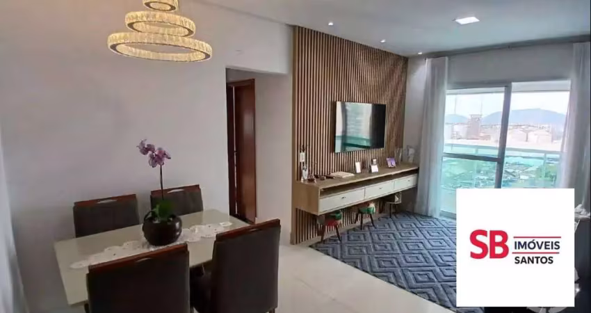 Apartamento com 2 dormitórios à venda, 73 m² por r$ 850.000,00 - ponta da praia - santos/sp