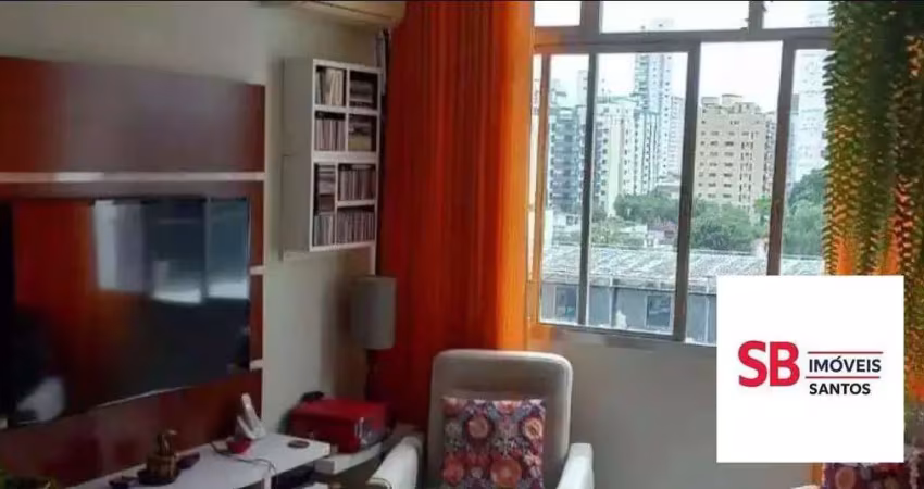 Apartamento com 2 dormitórios à venda, 90 m² por r$ 690.000,00 - gonzaga - santos/sp