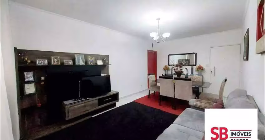 Apartamento com 2 dormitórios à venda, 96 m² por r$ 510.000,00 - gonzaga - santos/sp