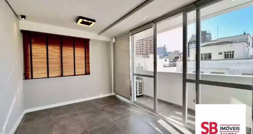 Apartamento com 2 dormitórios à venda, 62 m² por r$ 830.000,00 - gonzaga - santos/sp